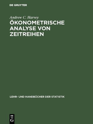 cover image of Ökonometrische Analyse von Zeitreihen